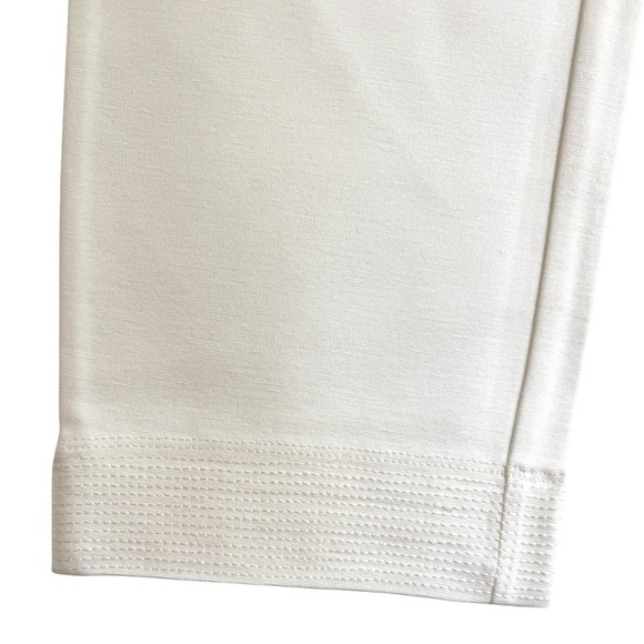 NWT Soft Surroundings White Straight Leg Pull-On Leggings Mid-Rise Pants Medium - Picture 4 of 10